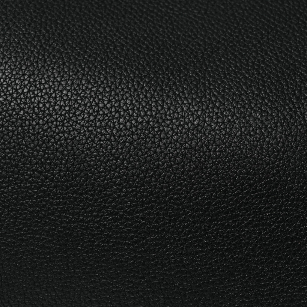 Grained Calfskin Lockme Shopper Black