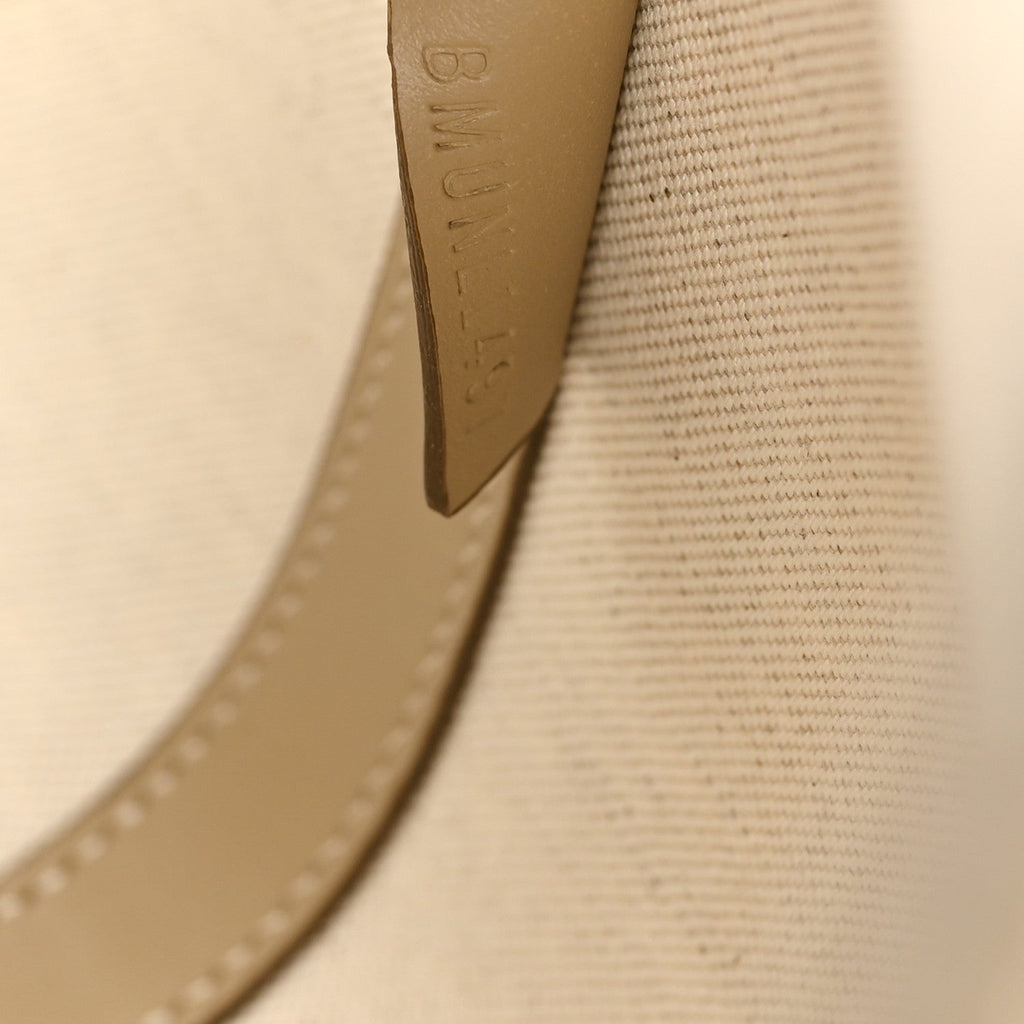 Cotton Canvas Mini Logo Horseferry Tote Bag Off White