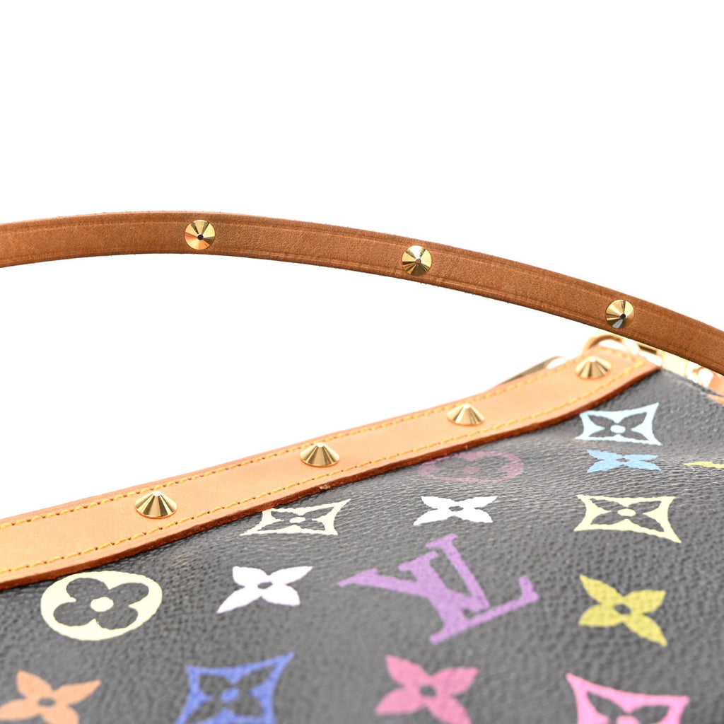 Monogram Multicolor Pochette Accessories Black