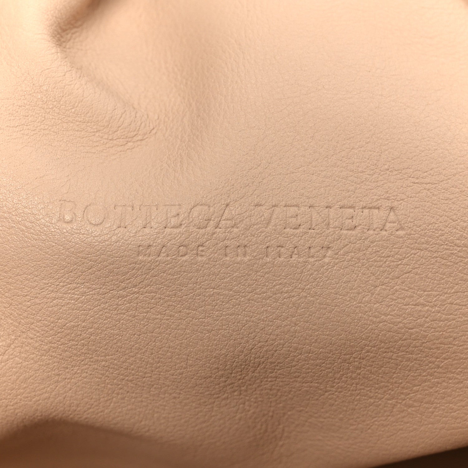 Smooth Butter Calf The Pouch Oversized Clutch Nude