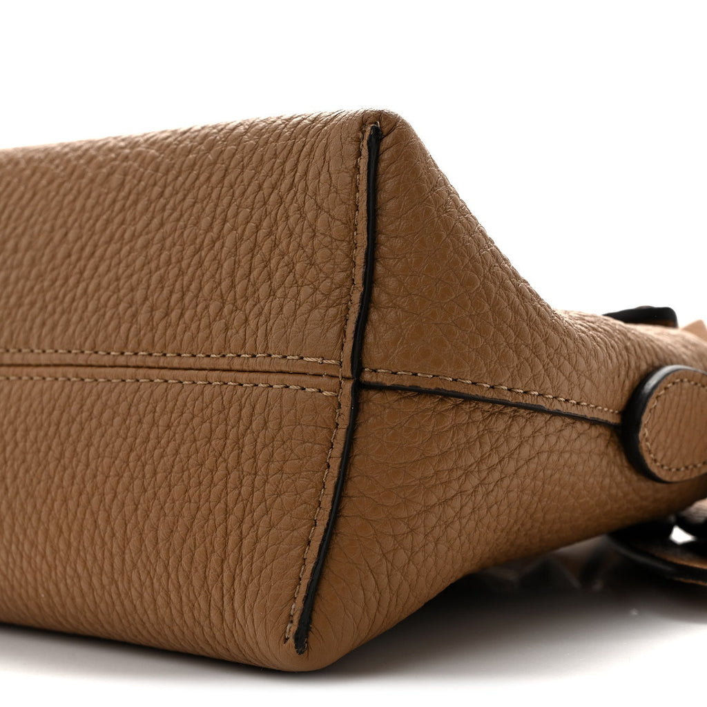 Cuoio Romano Selleria Sintetica Tape Stitch Mini By The Way Boston Bag Beige