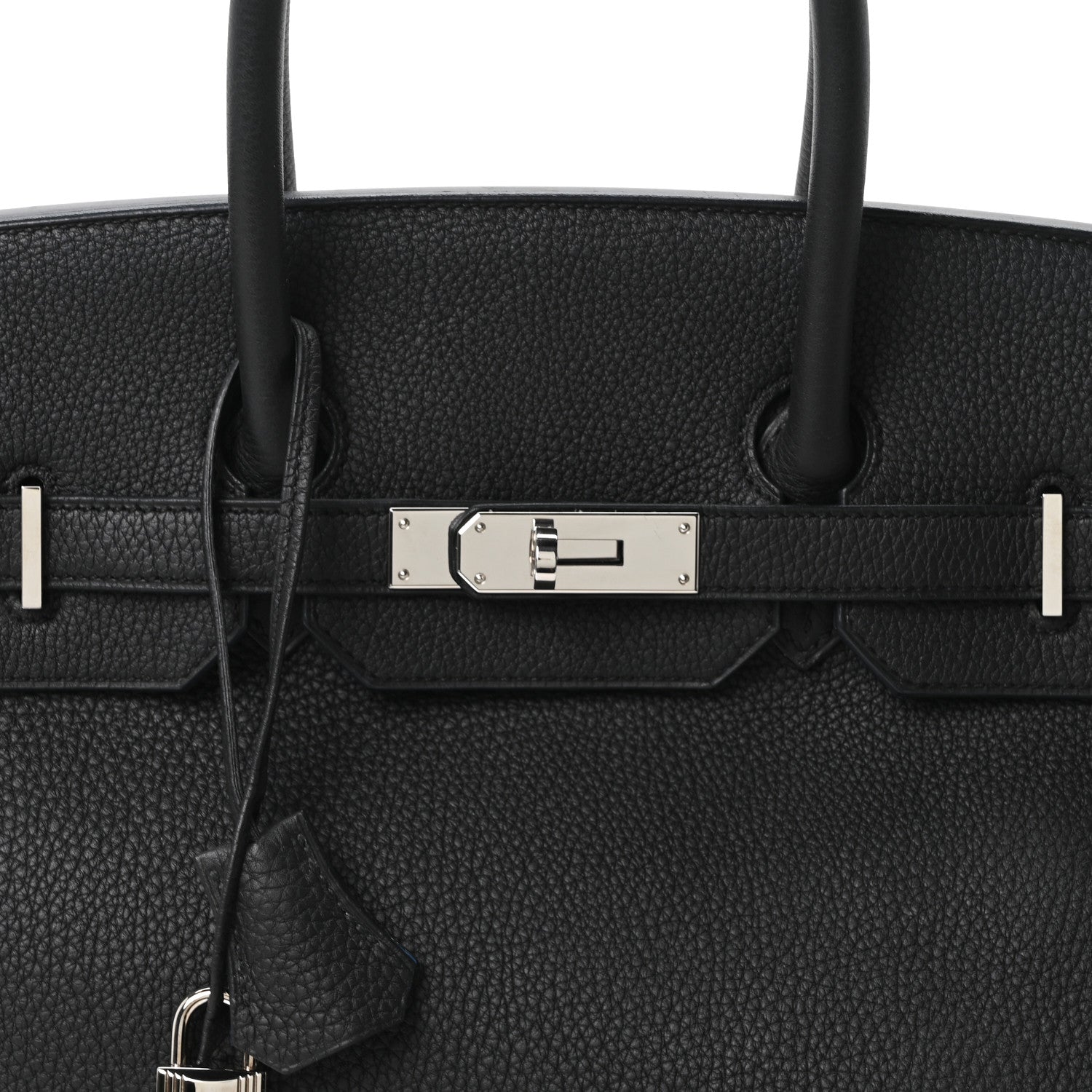 Togo Birkin 35 Black Bleu Agate