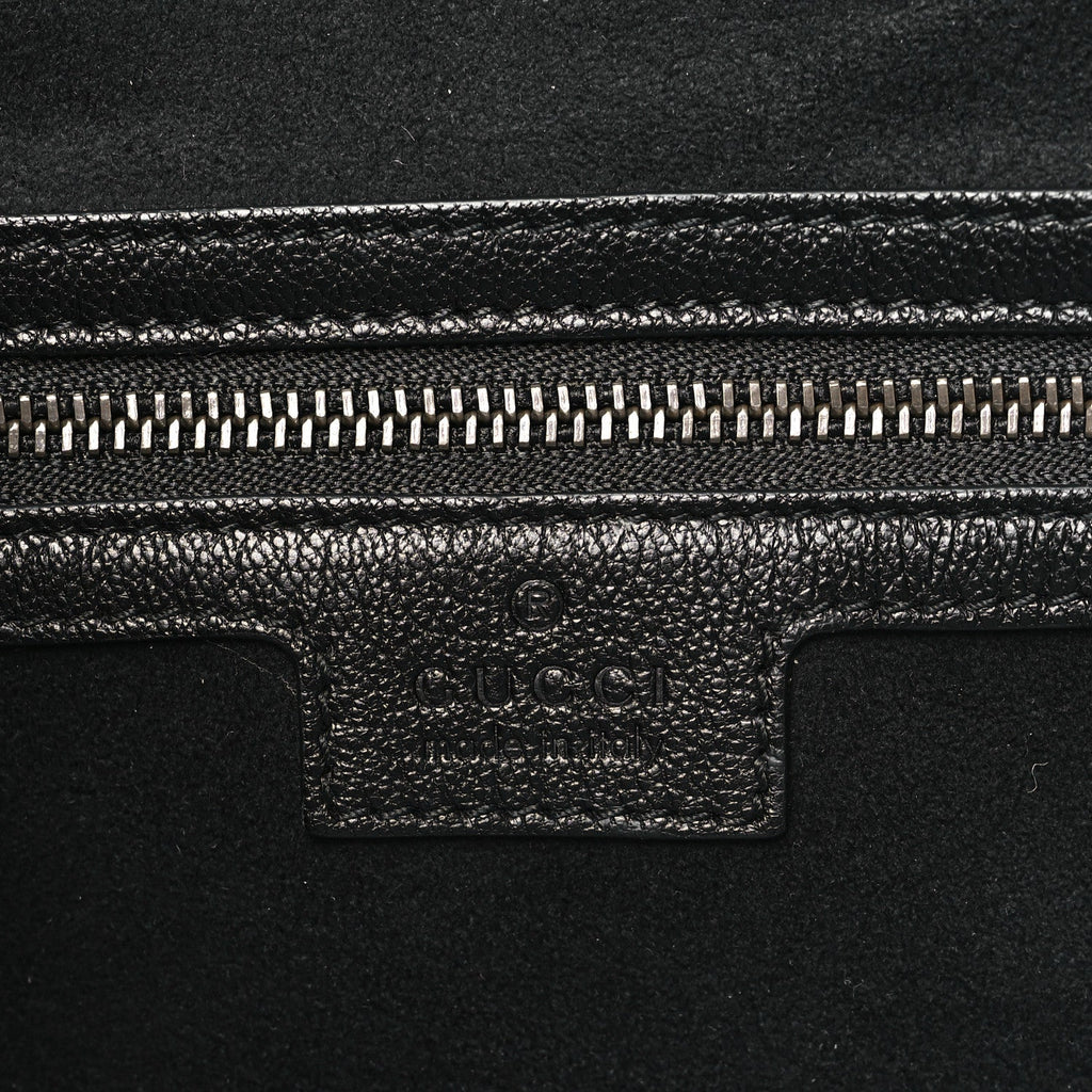 Goatskin Large Aphrodite Shoulder Bag Black