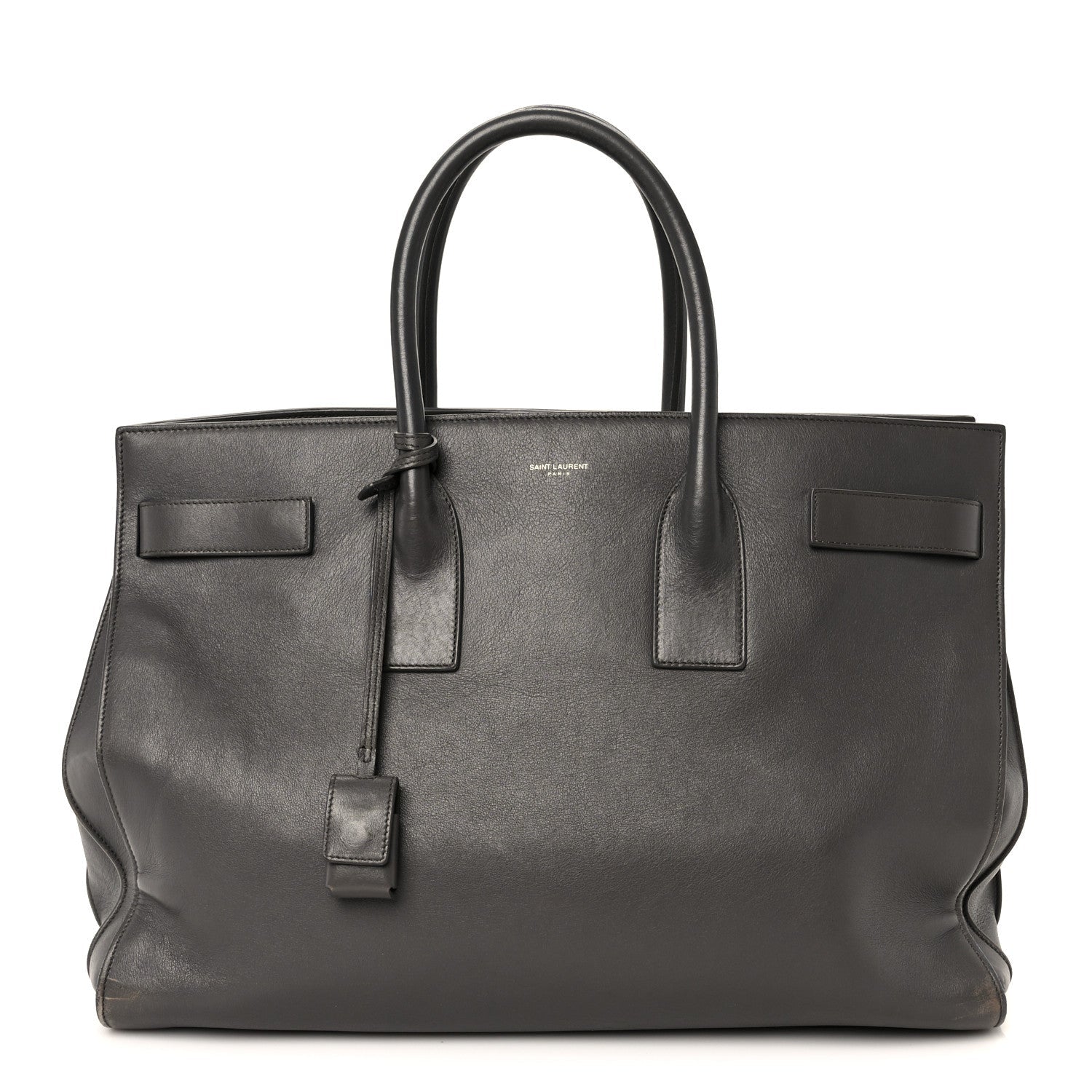 Calfskin Large Sac de Jour Carryall Grey