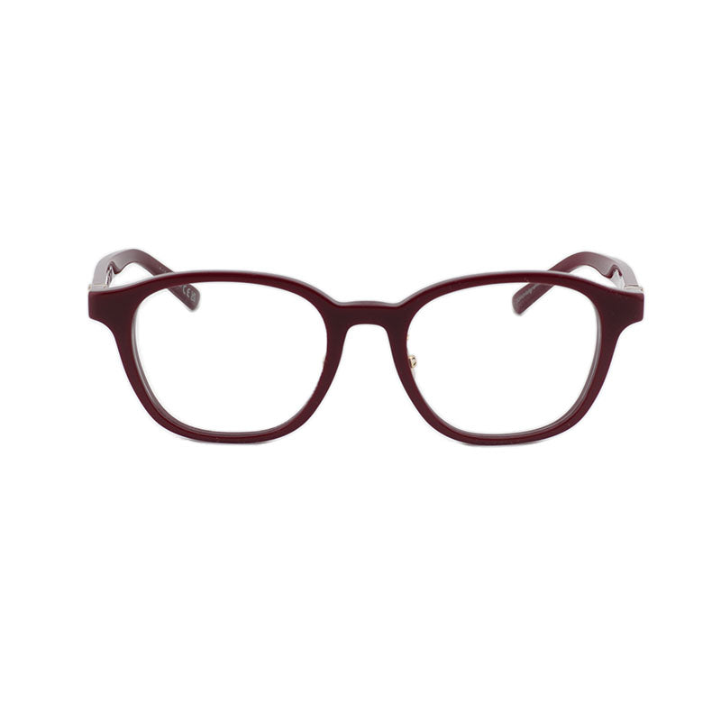 Dior Eyeglasses Square Full Rim, Red Frame and Clear Demo Lenses Lens 30MONTAIGNEMINIOS3F3500
