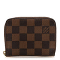Damier Ebene Zippy Coin Purse