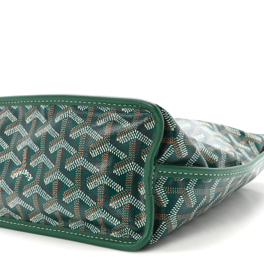 Goyardine Reversible Mini Anjou Green