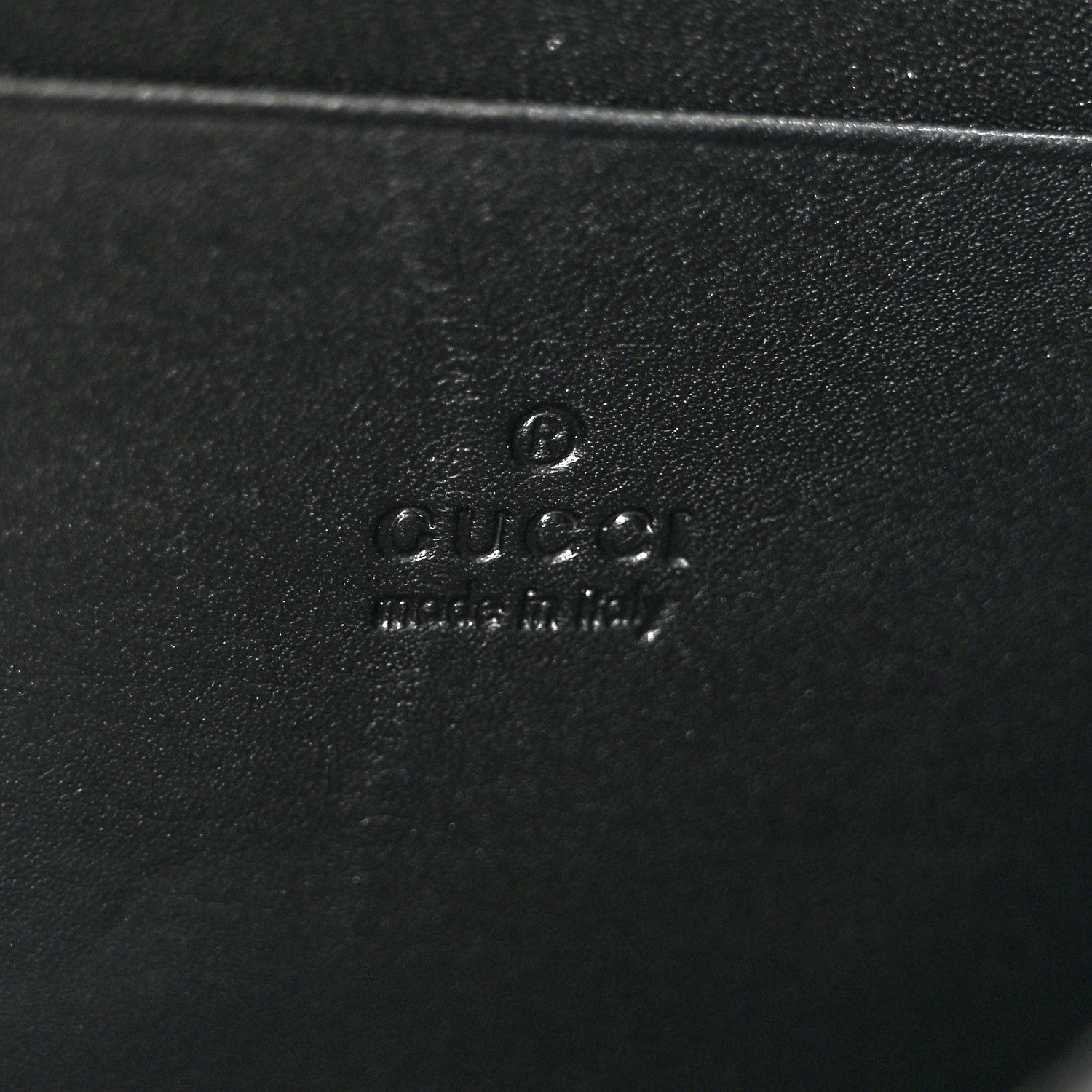 Calfskin Matelasse GG Marmont Chain Wallet Black Black