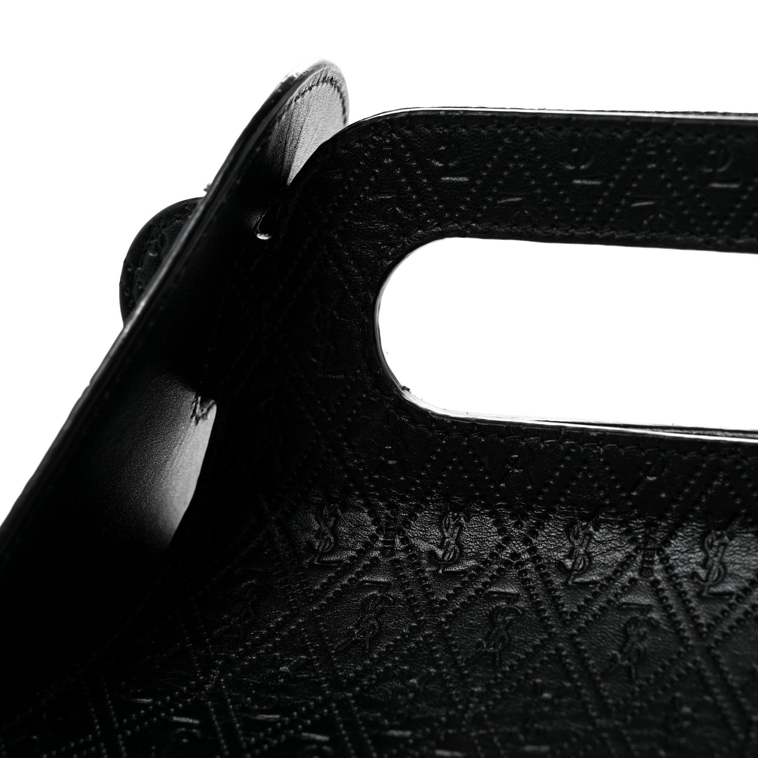 Calfskin Monogram Take Away Box Black
