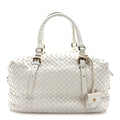 Nappa Intrecciato Montaigne Bag White