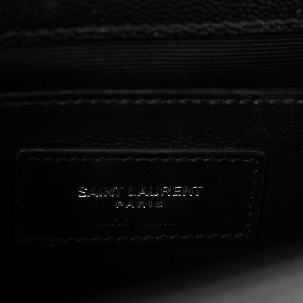 Grain De Poudre Small Monogram Kate Satchel Black