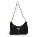 Tessuto Nylon Mini Re-Edition 2000 Shoulder Bag Black