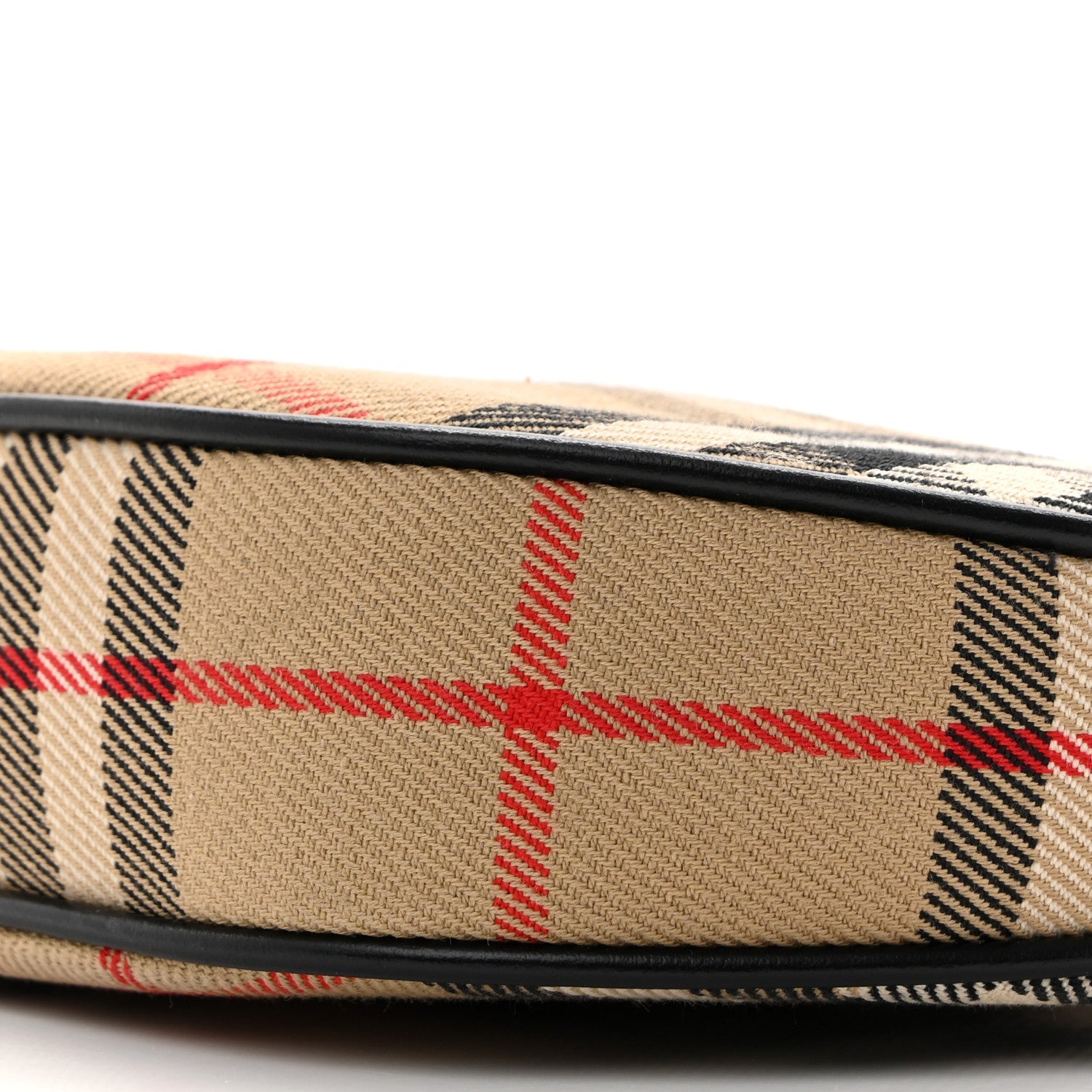 Vintage Check Calfskin Olympia Slim Pouch Archive Beige