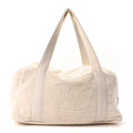 Terry Cotton CC Beach Tote Towel Set Ivory