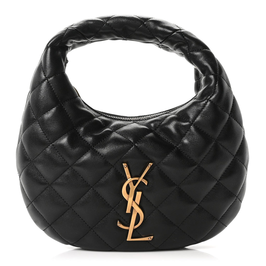Lambskin Quilted Icarino Bag Black