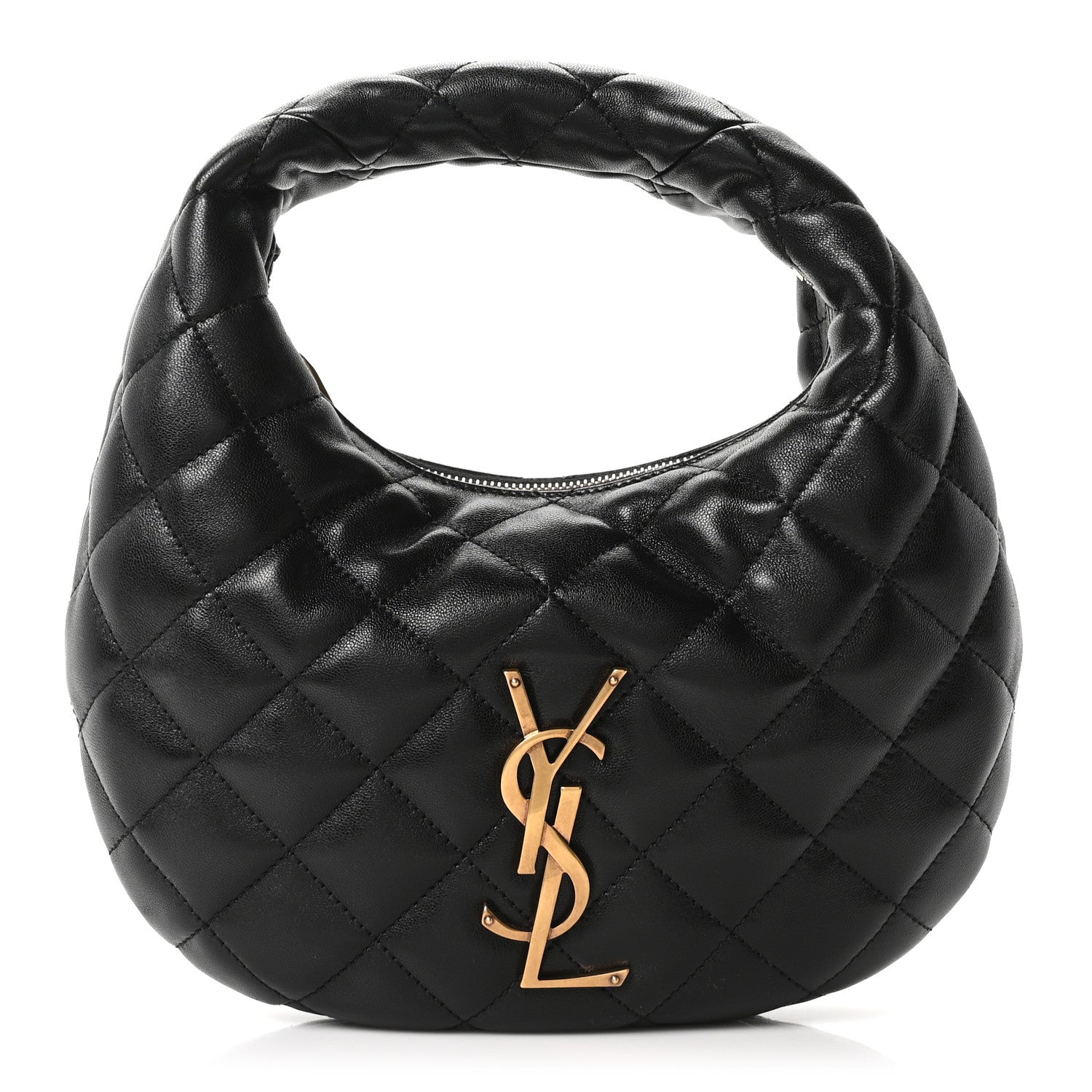 Lambskin Quilted Icarino Bag Black