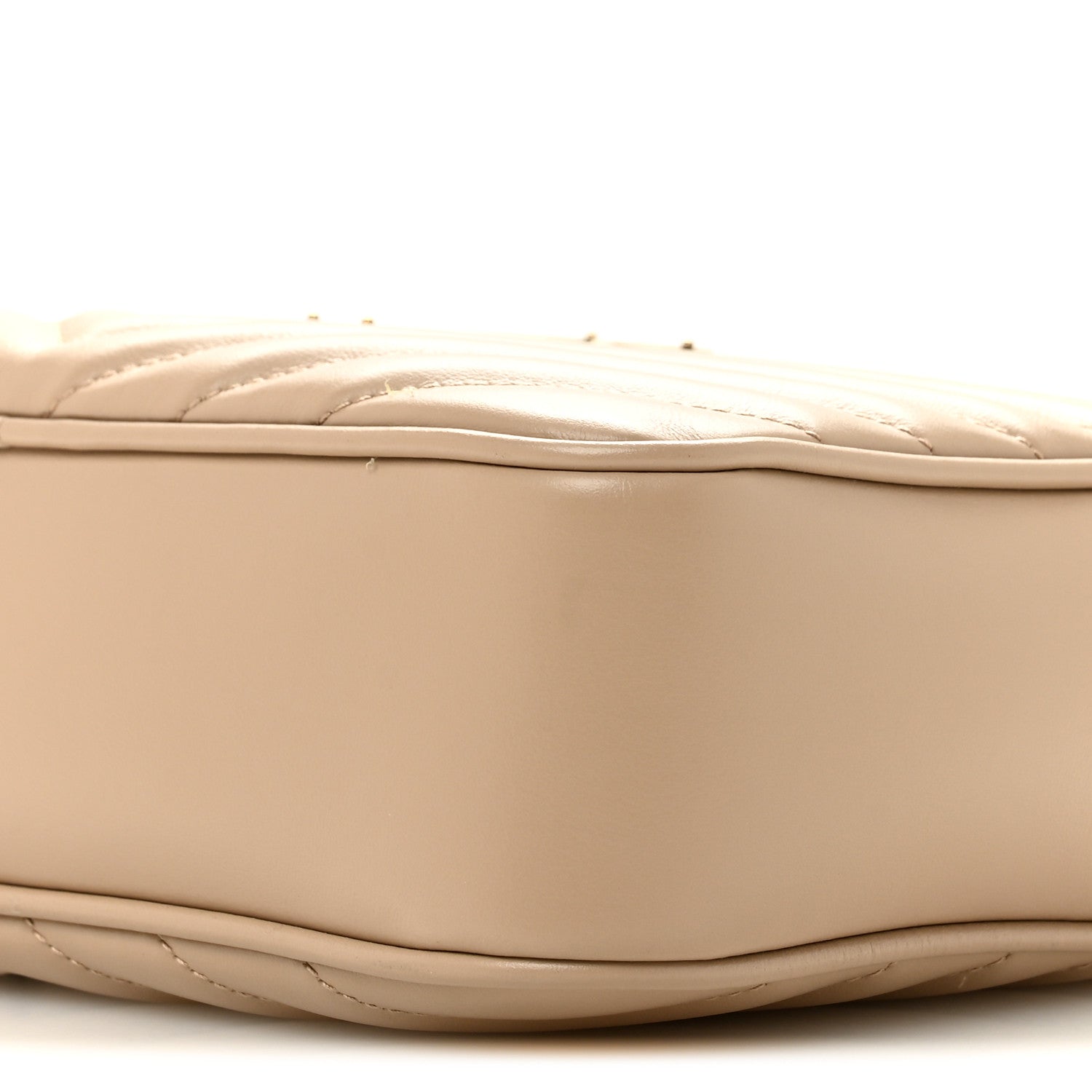 Calfskin Matelasse Monogram Lou Camera Bag Dark Beige