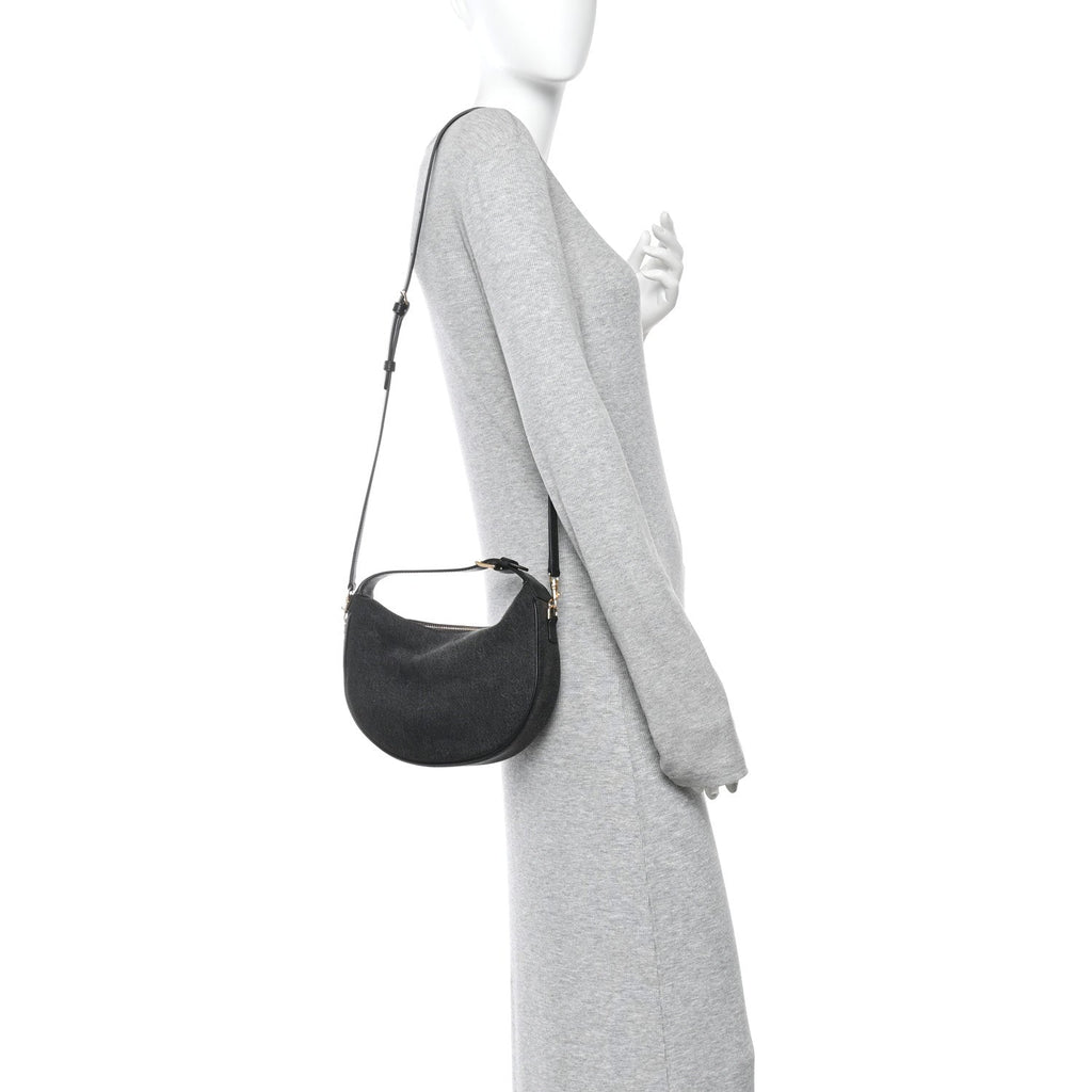 Denim Teen Lulu Shoulder Bag Dark Grey