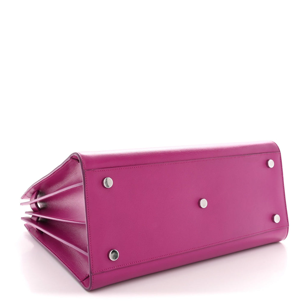 Calfskin Small Sac De Jour Electric Pink