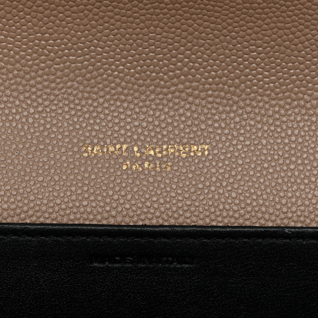 Grain De Poudre Monogram Uptown Chain Wallet Dark Beige