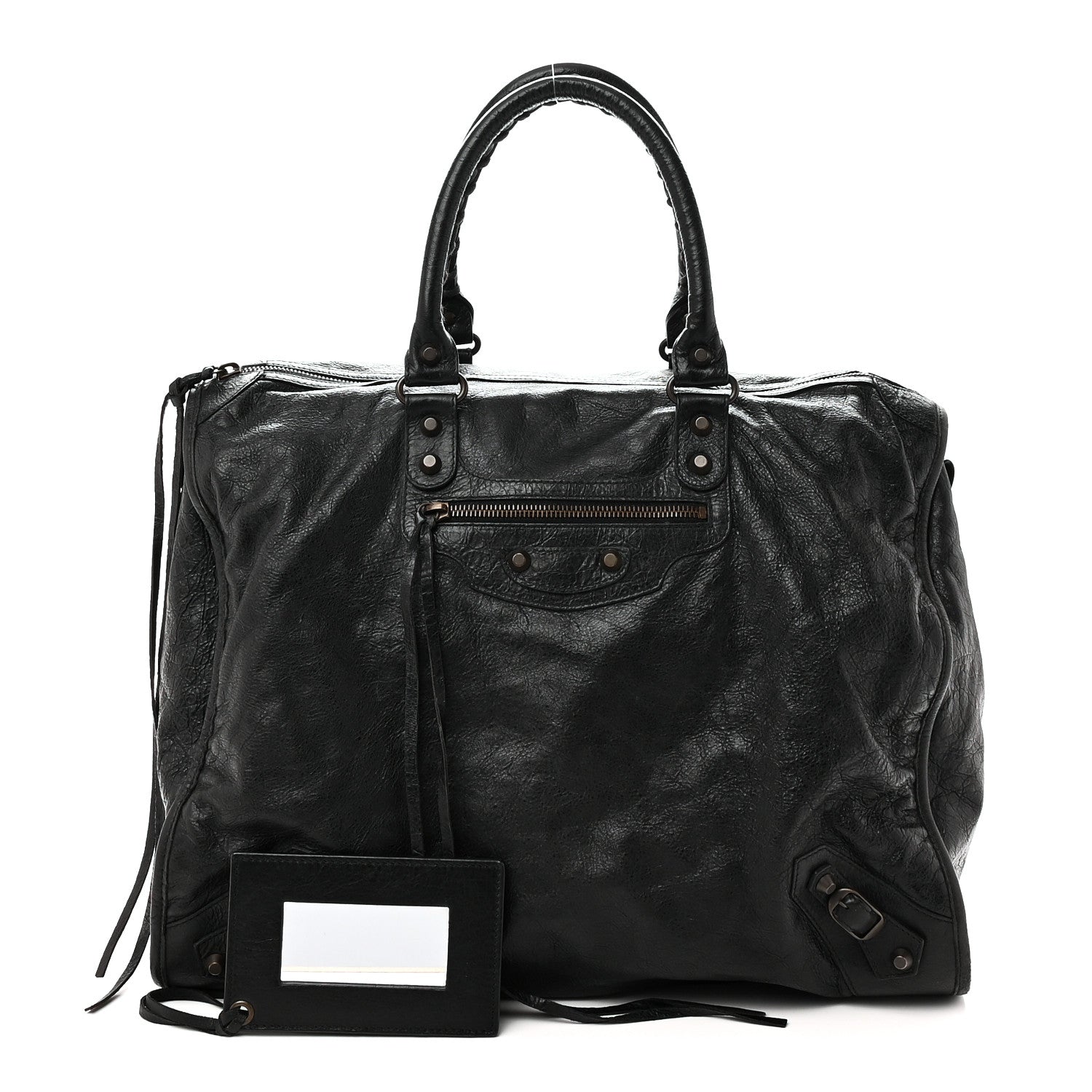 Agneau Classic Hardware Kraft Black