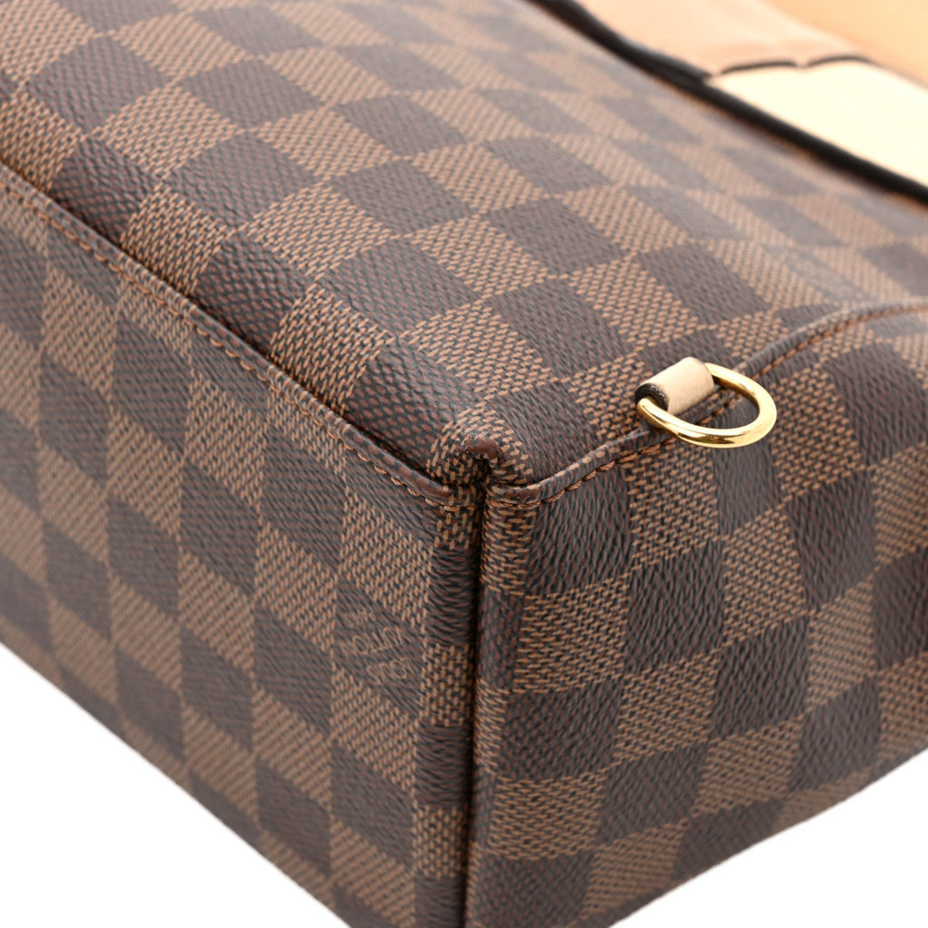 Damier Ebene Clapton Backpack Creme
