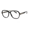 Marc Jacobs Eyeglasses Square Full Rim, Black Frame and Clear Demo Lenses Lens MARC638080700