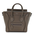 Drummed Calfskin Nano Luggage Souris