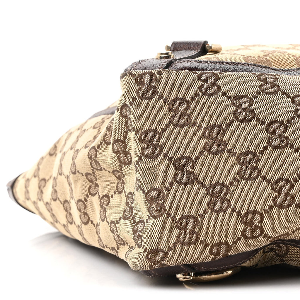 Monogram Large Abbey Tote Dark Brown