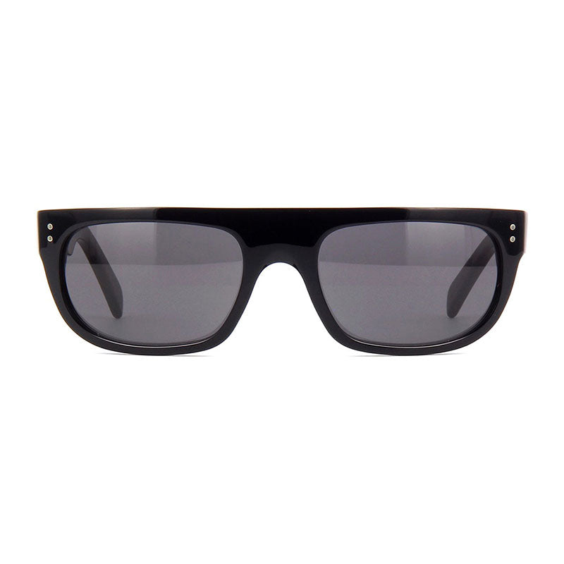 Celine Sunglasses Square Full Rim, Black Frame and Grey Lens CL40101I01A