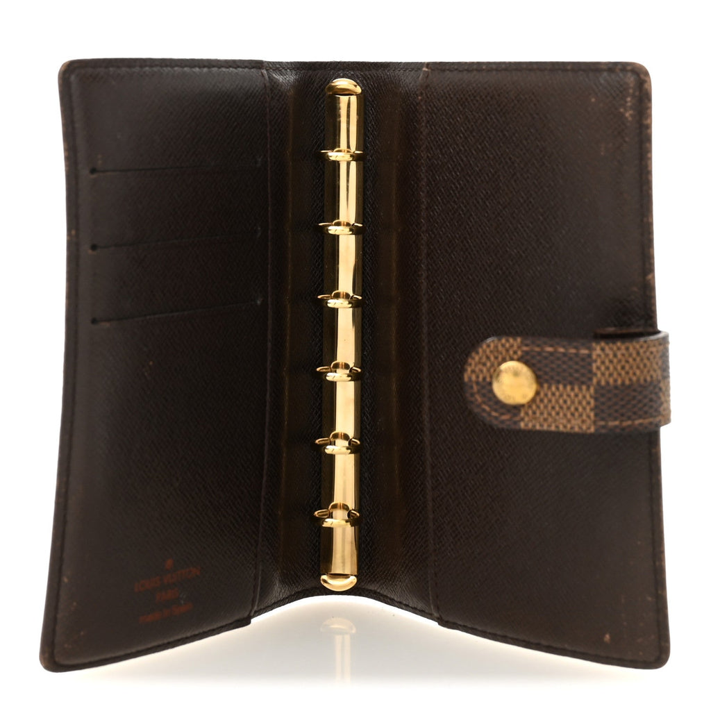 Damier Ebene Small Ring Agenda Cover