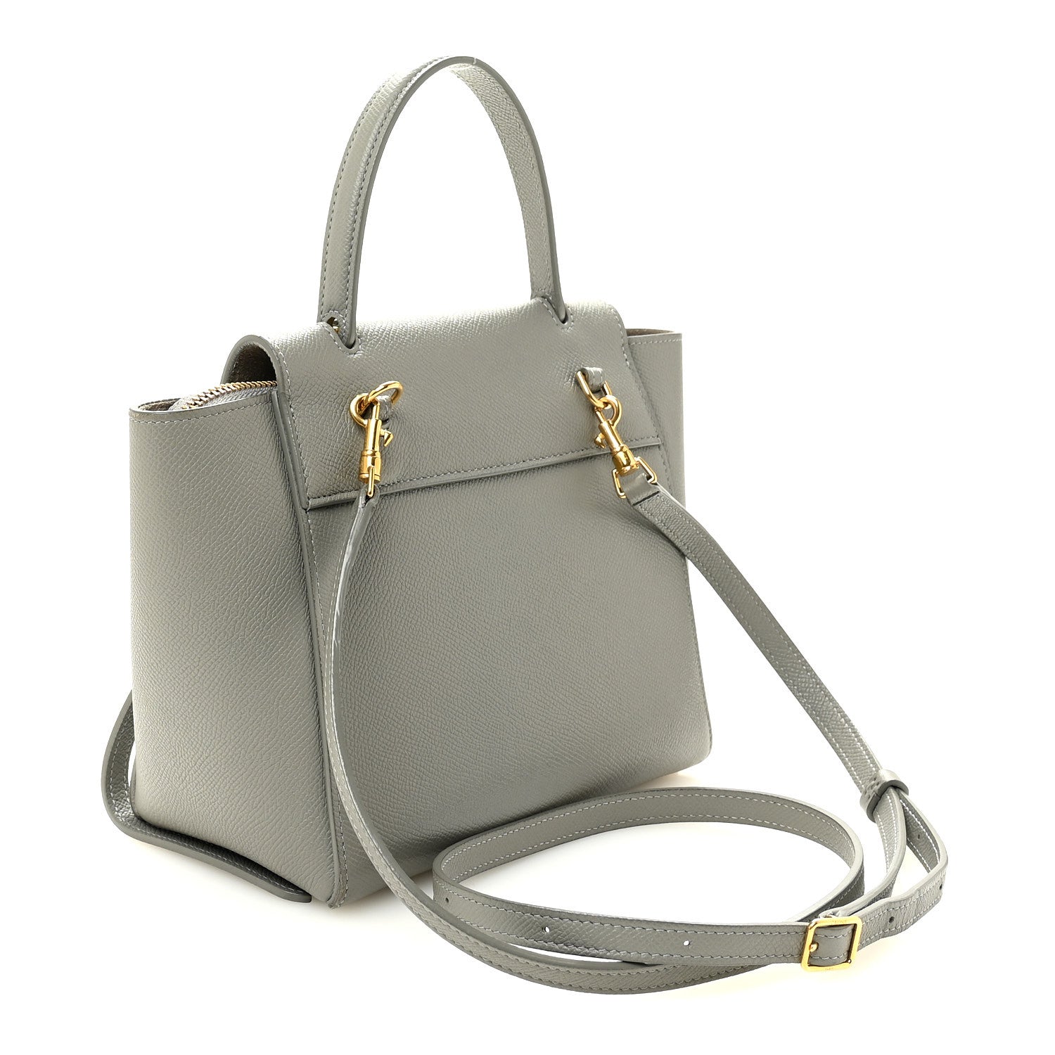 Grained Calfskin Nano Belt Bag Cloud