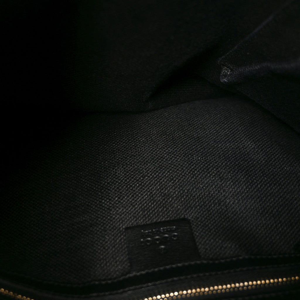 Calfsking Lace Large Jackie O Bouvier Hobo Black