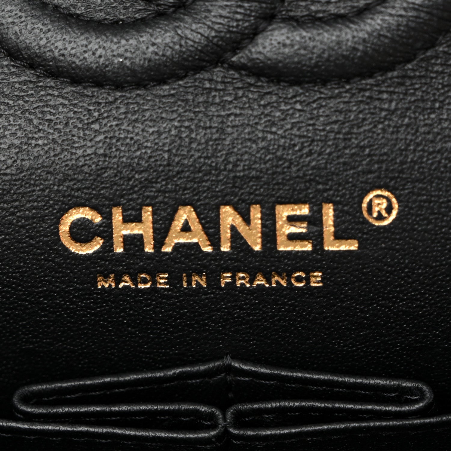 Lambskin Chevron Quilted Small Double Flap Black