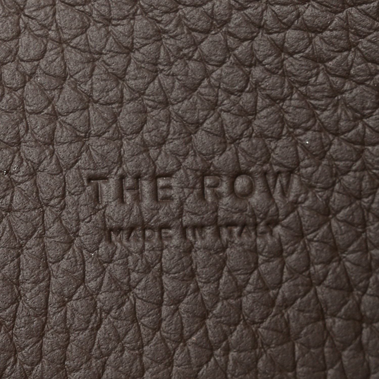 Grained Calfskin Soft Margaux 10 Bag Deep Brown