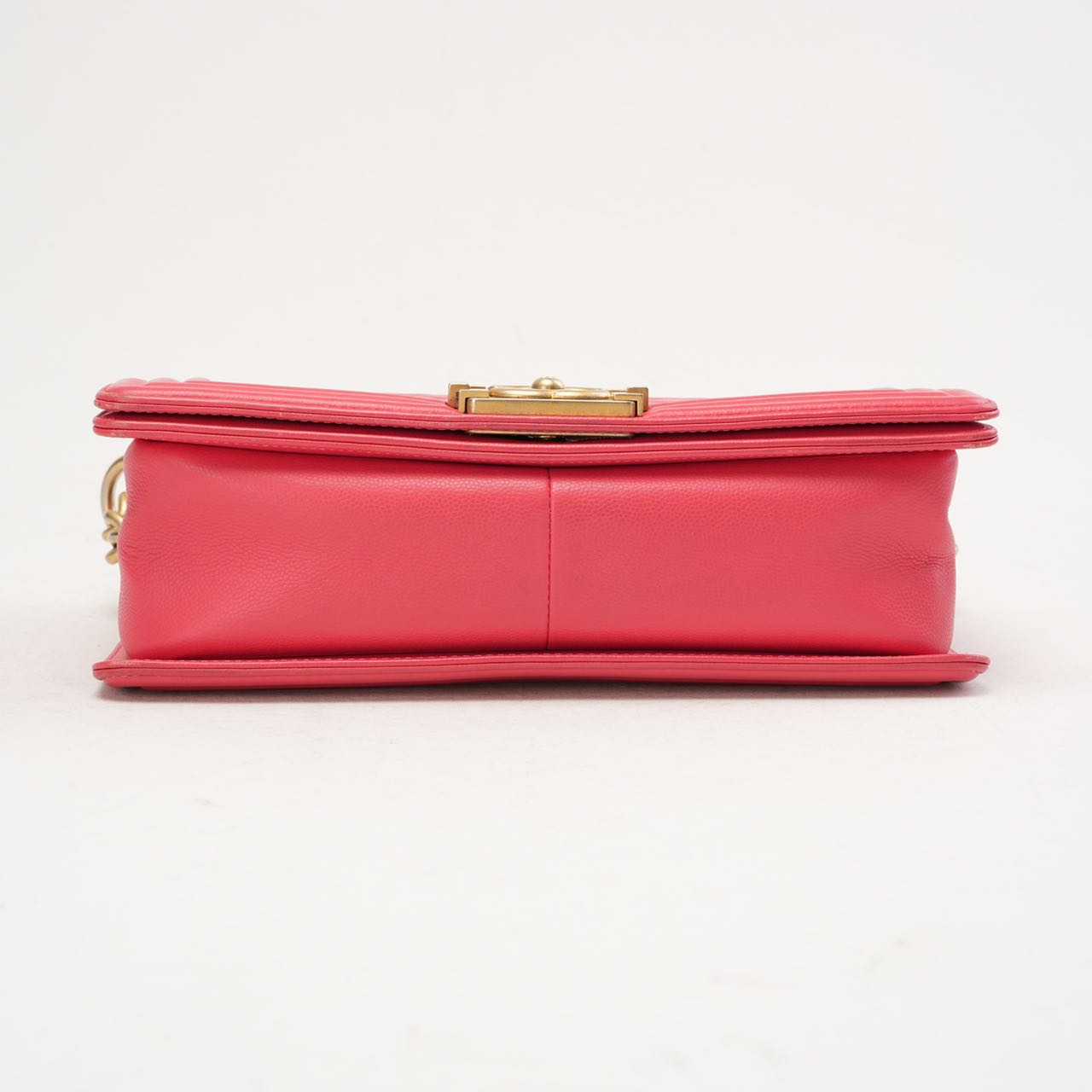 Chanel Medium Boy Flap Caviar Dark Pink 2017