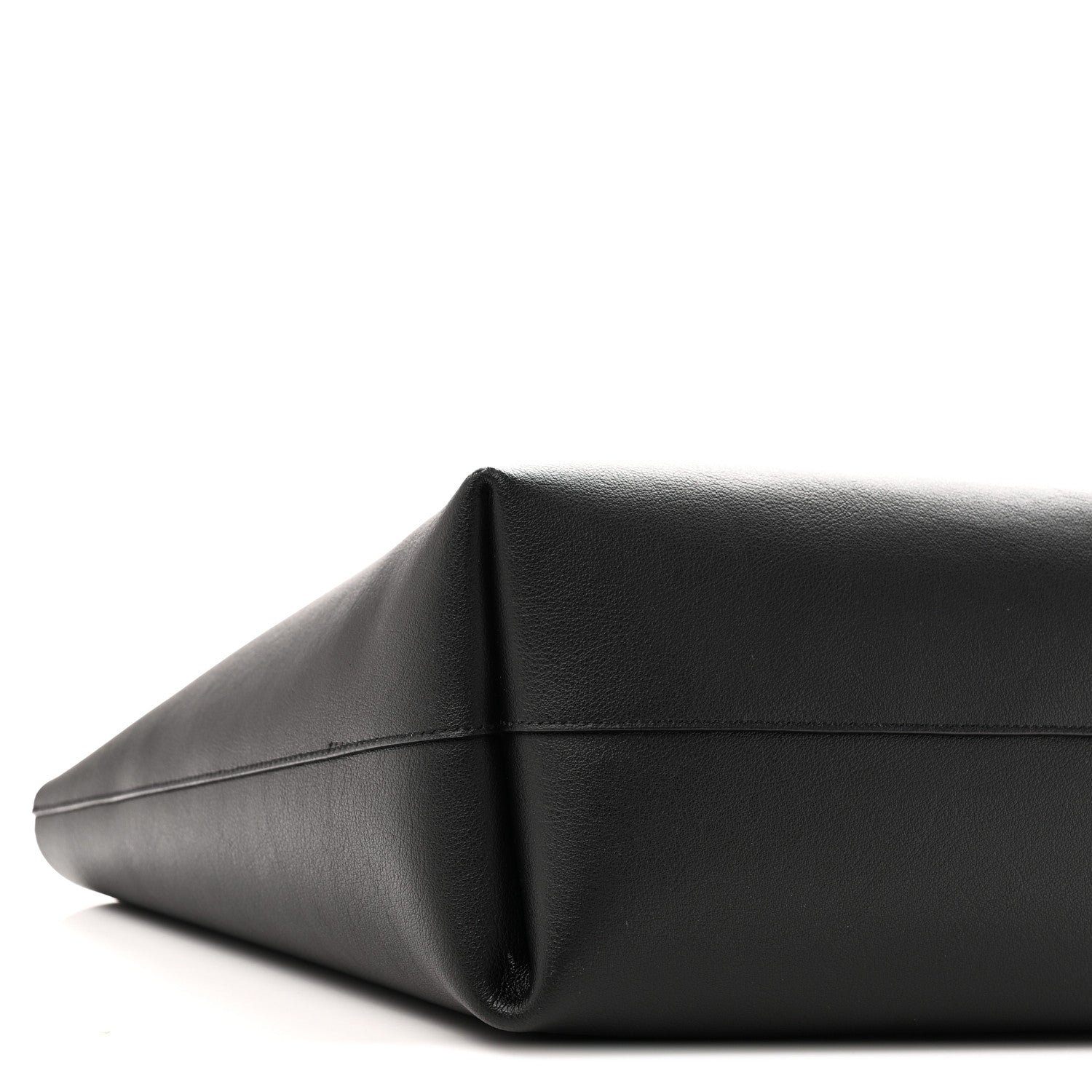 Calfskin Large Shopping Tote Black