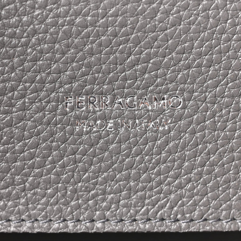 Calfskin Medium Studio Soft Bag Grey