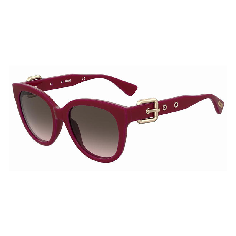 Moschino Sunglasses Square Full Rim, Black Frame and Dark Grey Gradient Lens MOS143/S08079O