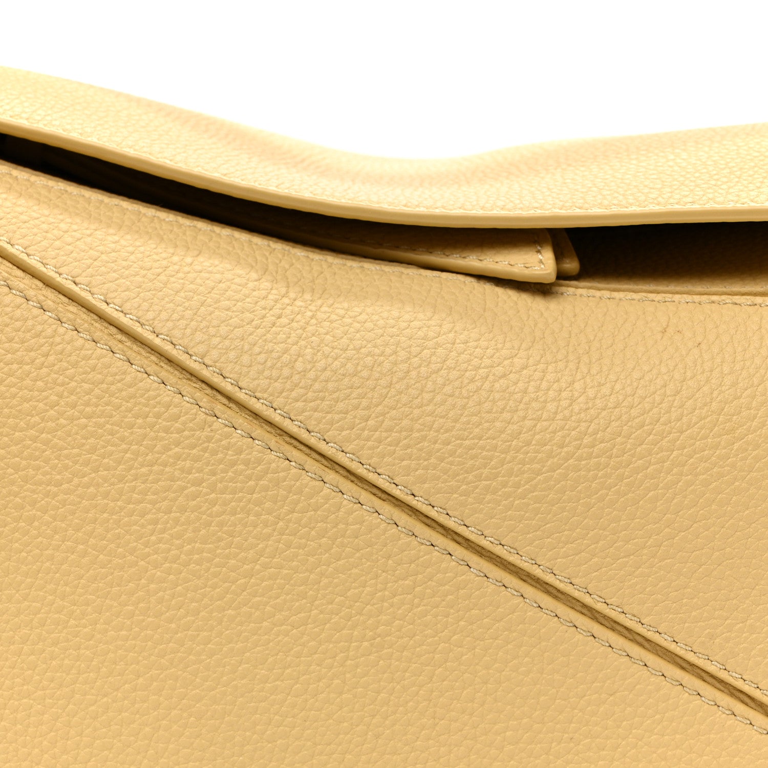 Calfskin Small Puzzle Bag Dark Butter
