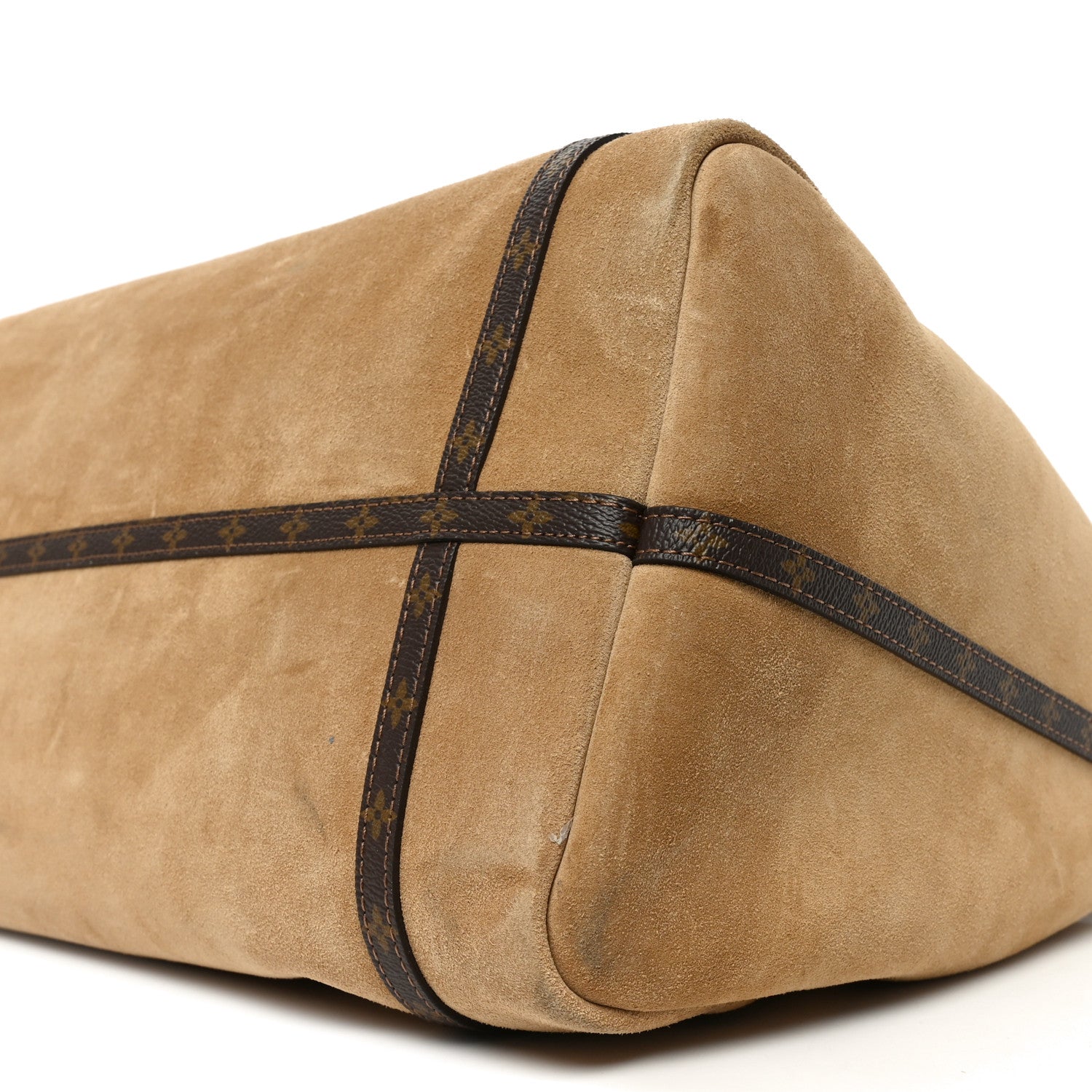 Suede Monogram Express MM Hazelnut