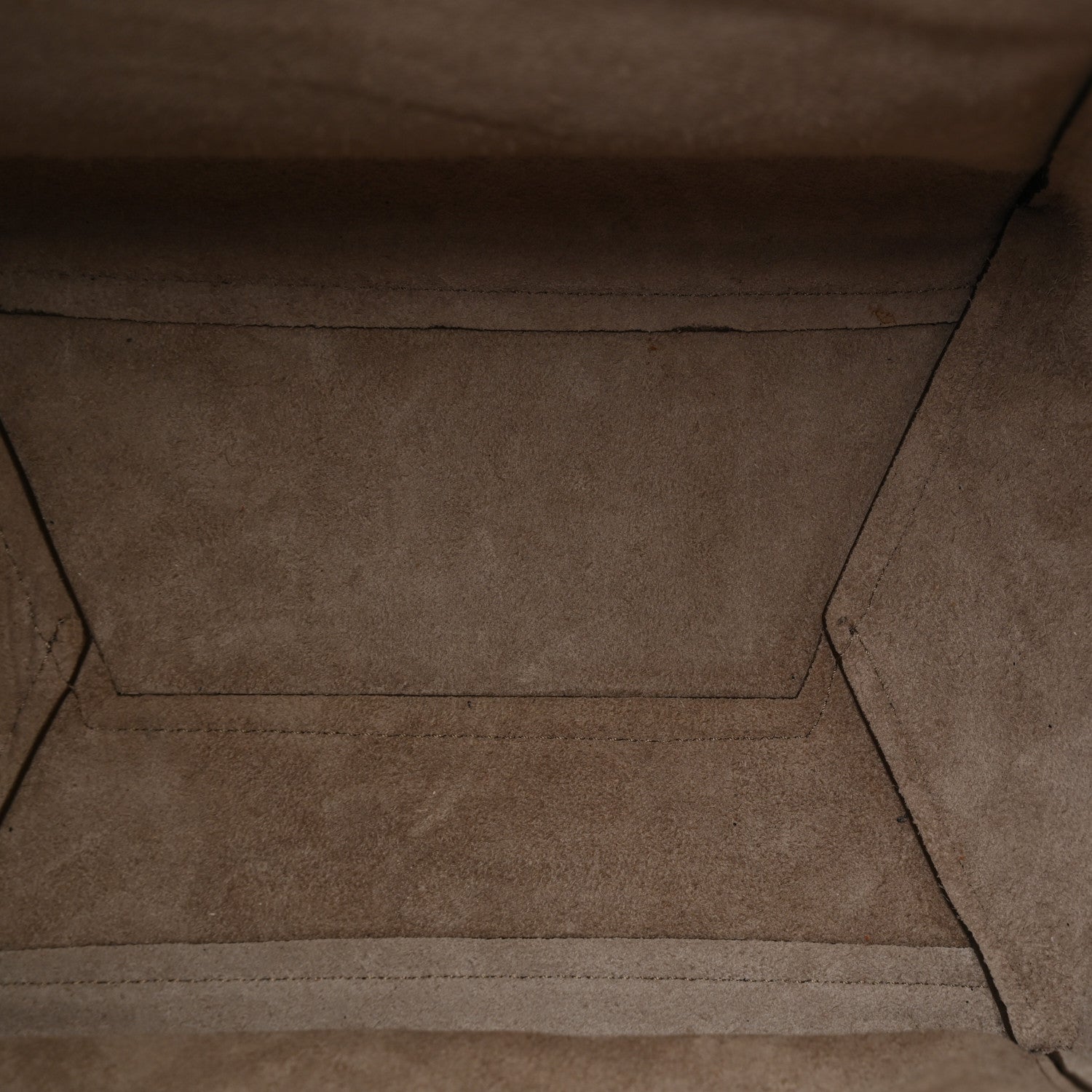 Soft Grained Calfskin Sangle Bucket Bag Taupe