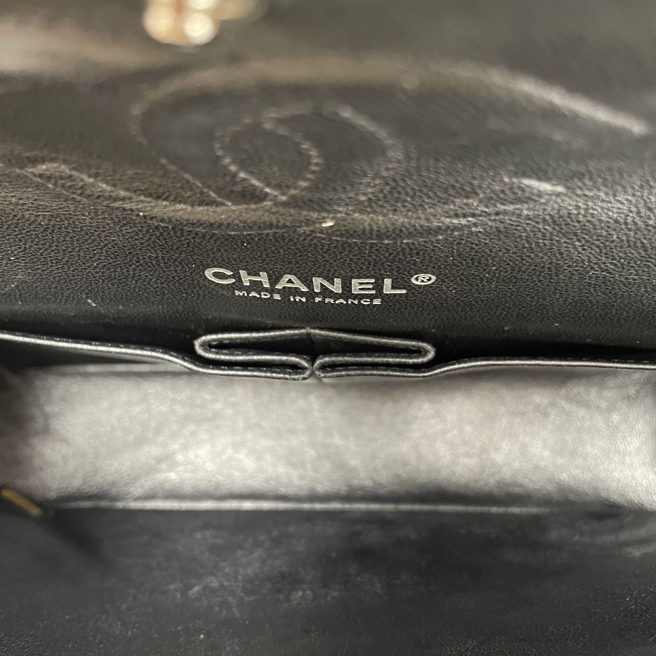 Chanel Classic Medium Double Flap Bag Black Caviar-leather 2010