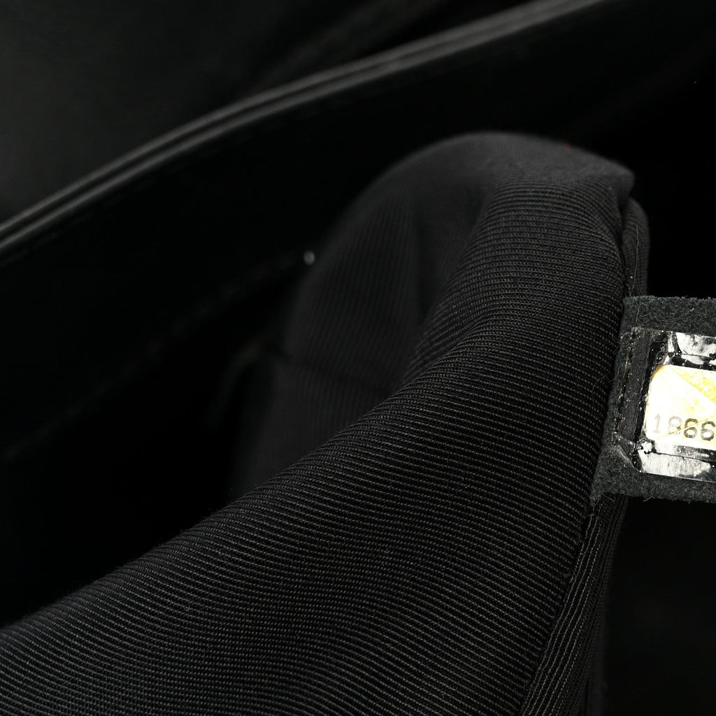 Patent New Medium Boy Reverso Flap Black