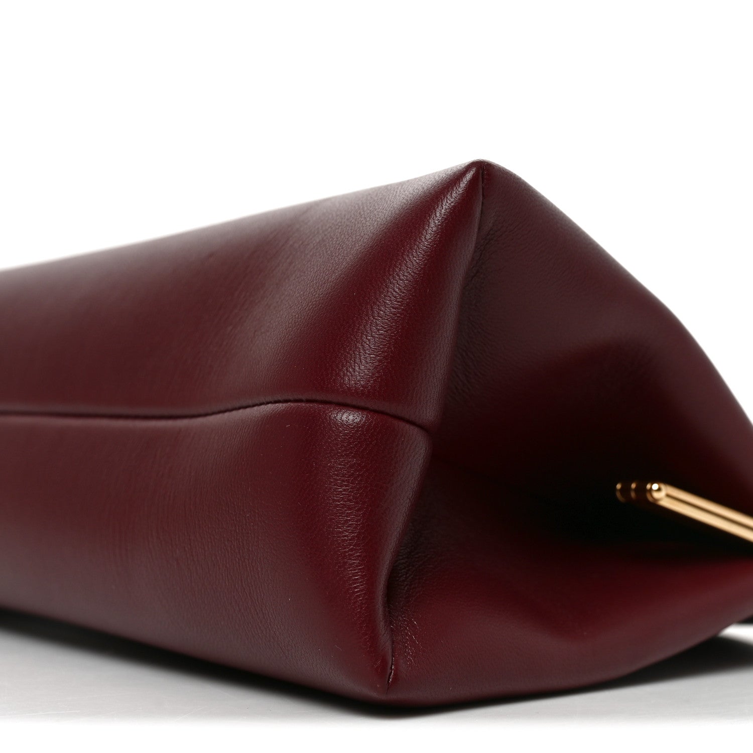 Lambskin Large Clutch Burgundy