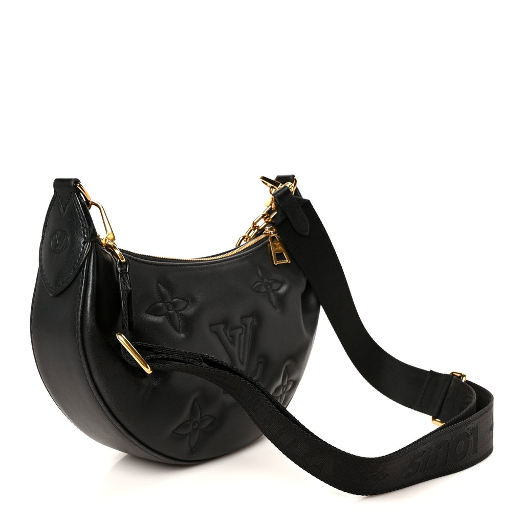 Calfskin Bubblegram Over The Moon Black