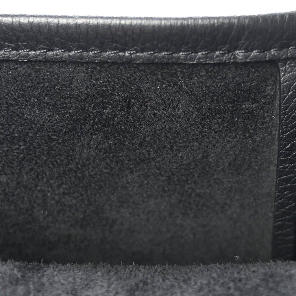 Grained Calfskin Medium N/S Park Tote Black