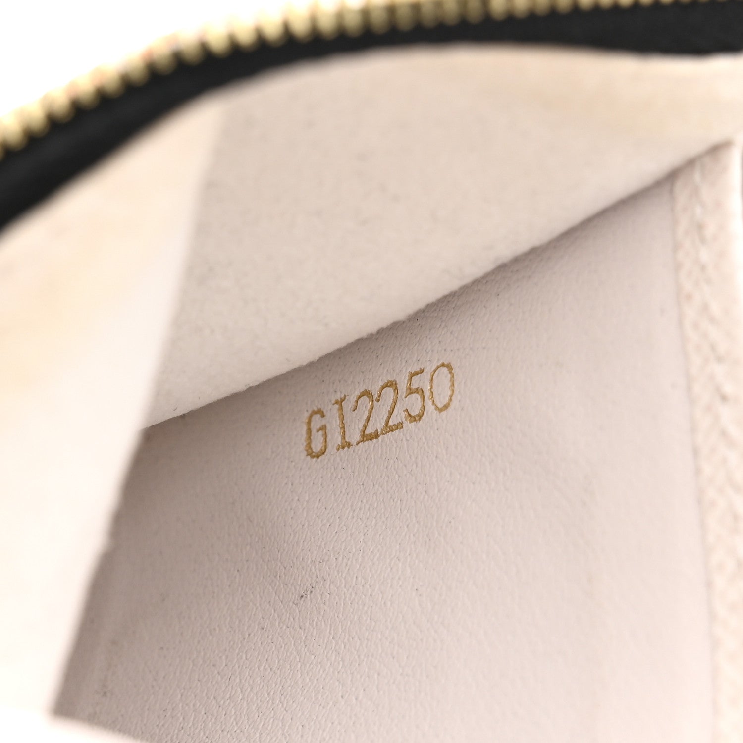 Monogram Giant Crafty Double Zip Pochette Creme Caramel