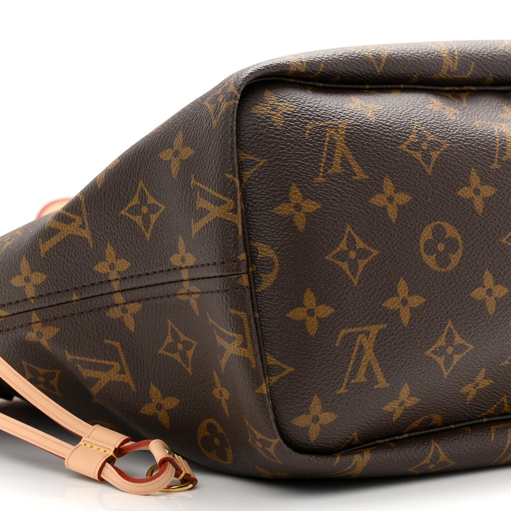 Monogram Inside Out Neverfull Bandouliere MM Rose Pondichery