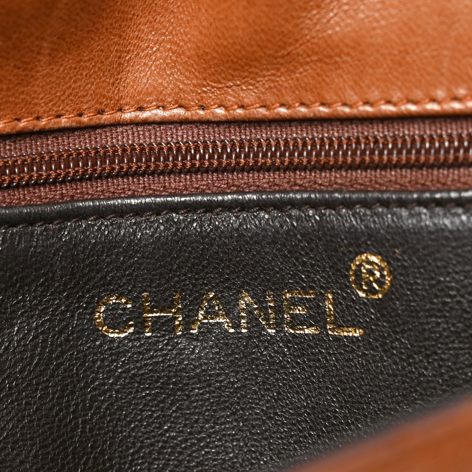 Lambskin Quilted CC Tassel Shoulder Bag Brown
